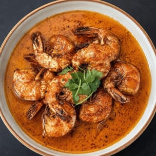 Soy-Braised Jumbo Shrimp